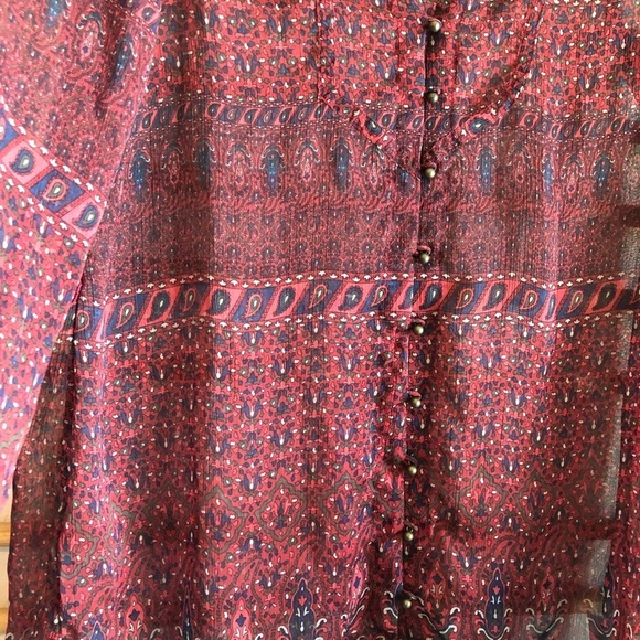 Converse | sheer bell sleeve top - Picture 2 of 8